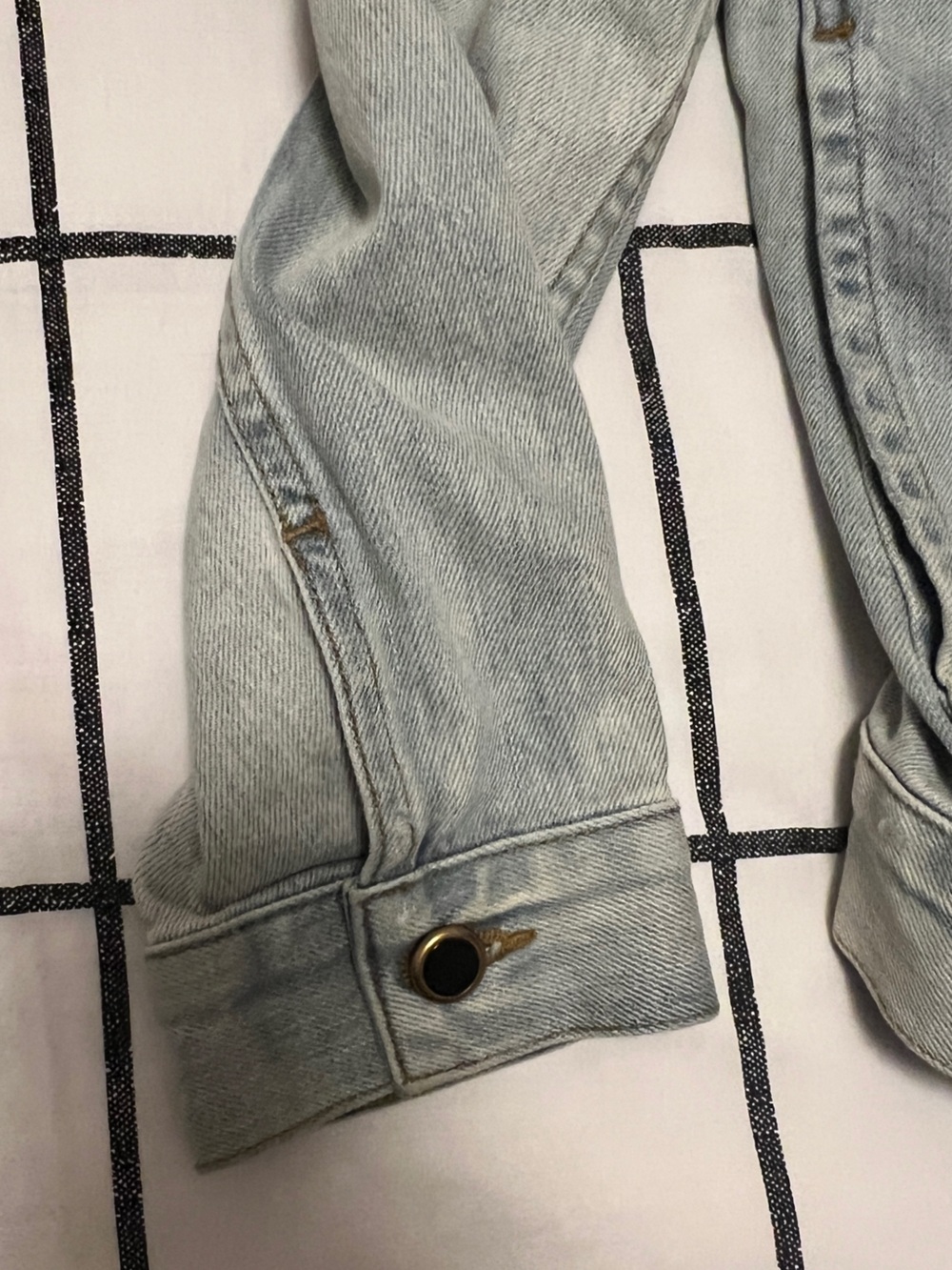 Khaite Light Wash Denim Jacket - Picture 5 of 6